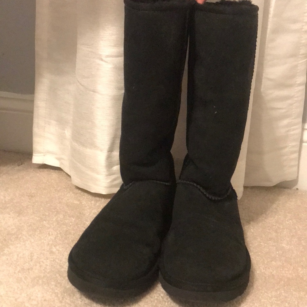 Classic tall black UGG boots